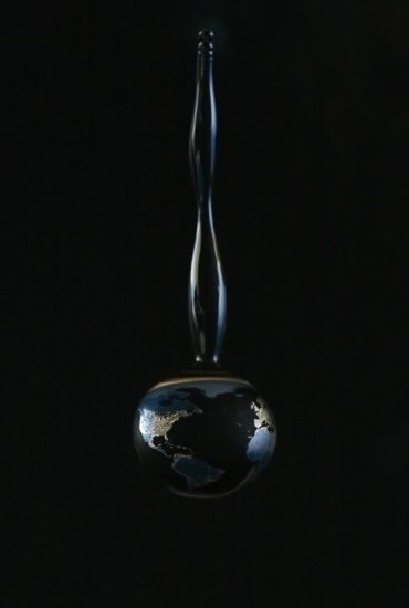 Liquid sculpture by Martin Waugh